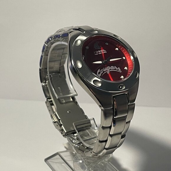 Washington State Cougars NCAA Stainless-Steel Watch by Fossil NEW (RARE) - Picture 5 of 8